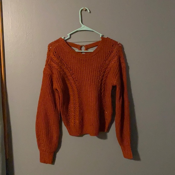 Sweaters - Red Knit Sweater